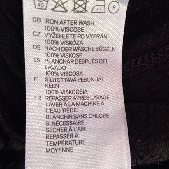 H&M Women’s Black Halter Top Size Small Sleeveless Casual Summer Shirt - Picture 4 of 4